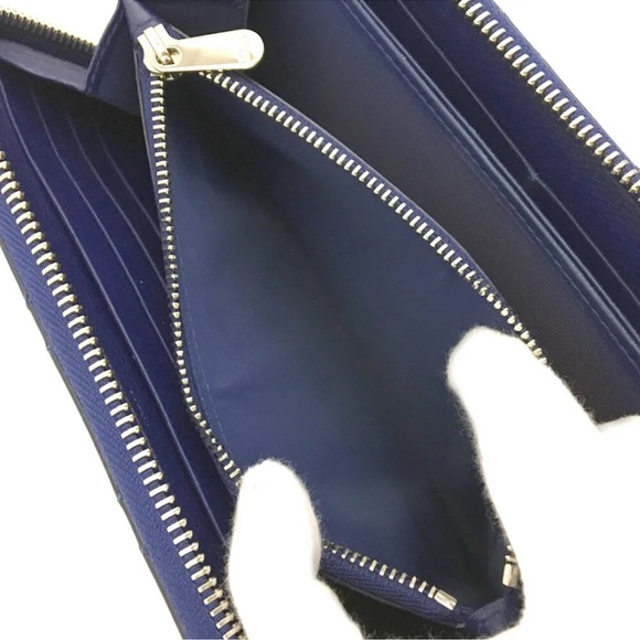 Christian Dior Cannage Patent Leather Zip Around Long Wallet /1K1761 - Picture 4 of 7